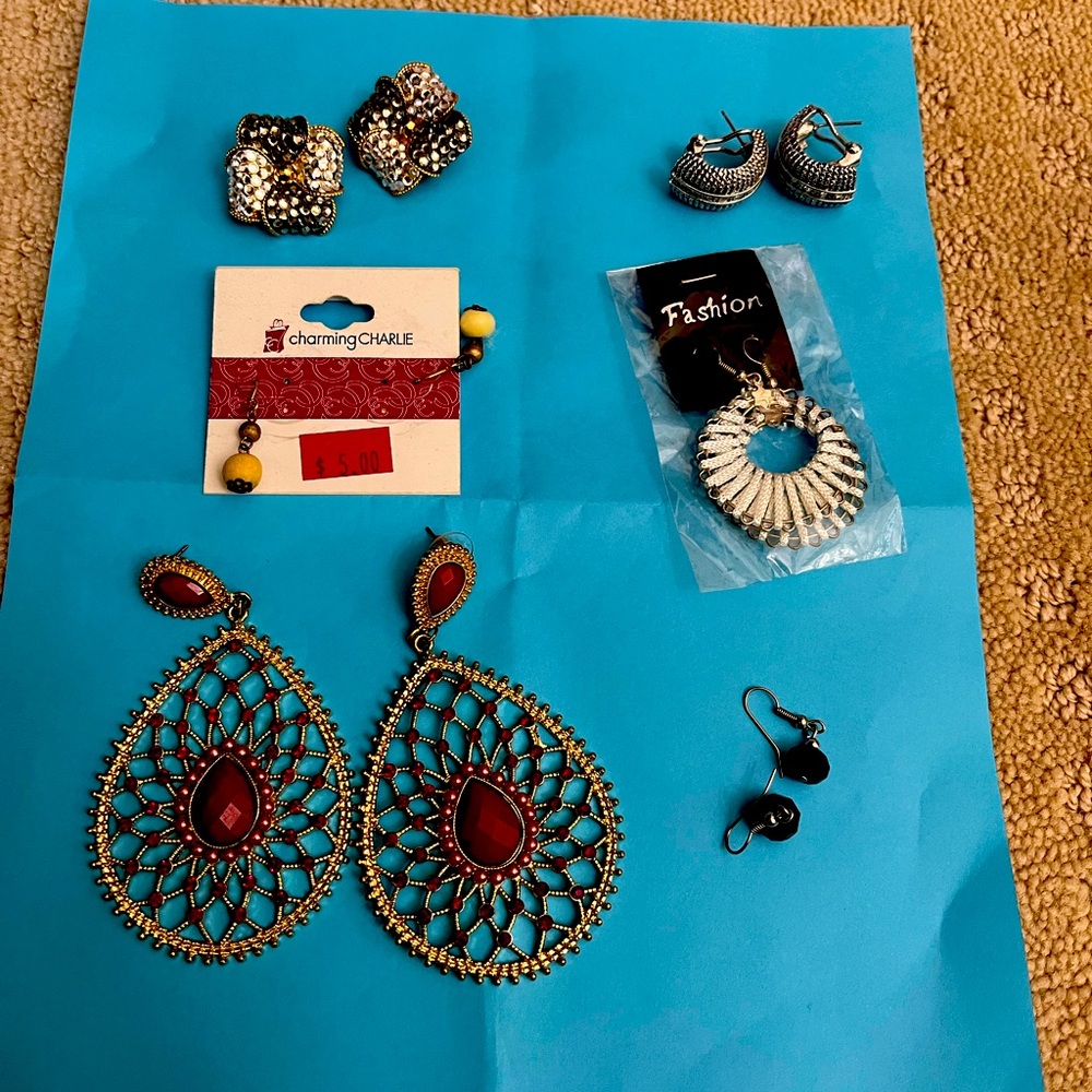 Multiple earrings